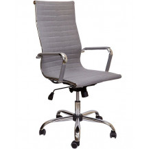 Кресло AksHome Elegance CHROME ткань серый Кресло AksHome Elegance CHROME ткань серый