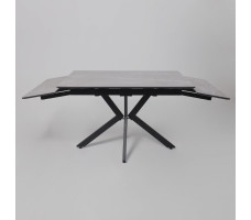 Стол раздвижной AV 2111 1200 (1800)*800 серый матовый LARKA GREY/черный