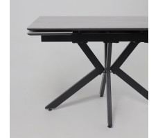 Стол раздвижной AV 2111 1200 (1800)*800 серый матовый LARKA GREY/черный
