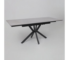 Стол раздвижной AV 2111 1200 (1800)*800 серый матовый LARKA GREY/черный