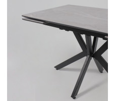 Стол раздвижной AV 2111 1200 (1800)*800 серый матовый LARKA GREY/черный