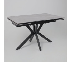 Стол раздвижной AV 2111 1200 (1800)*800 серый матовый LARKA GREY/черный