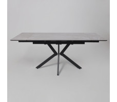 Стол раздвижной AV 2111 1200 (1800)*800 серый матовый LARKA GREY/черный