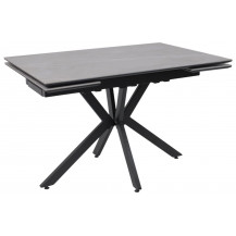 Стол раздвижной AV 2111 1200 (1800)*800 серый матовый LARKA GREY/черный