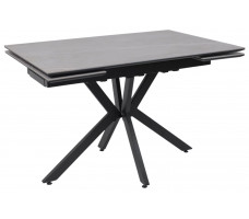 Стол раздвижной AV 2111 1200 (1800)*800 серый матовый LARKA GREY/черный
