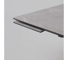 Стол раздвижной AV 2111 1200 (1800)*800 серый матовый LARKA GREY/черный