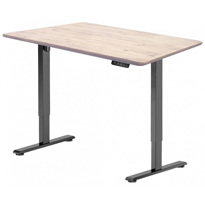 Стол регулируемый Wooden Electric Desk Prime Black 120*60*2,7 (натуральное дерево)
