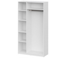 Шкаф NN Мебель ШК 5 (1200) белый текстурный