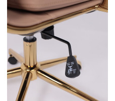 Кресло AksHome INDIGO (Индиго) LB кофейный/золотой