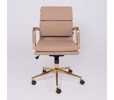 Кресло AksHome INDIGO (Индиго) LB кофейный/золотой