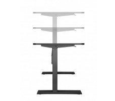 Пневматический стол Air Desk (L) черный