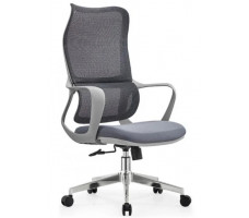 Кресло SitUp LATI-H GREY chrome (сетка Grey/Grey)