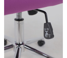 Кресло AksHome BELLA chrome Velluto 41 велюр/фиолетовый