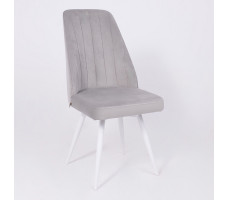 Стул поворотный Leonard M-R1 360 d08 platinum lux/белый