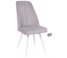 Стул поворотный Leonard M-R1 360 d08 platinum lux/белый