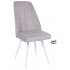 Стул поворотный Leonard M-R1 360 d08 platinum lux/белый