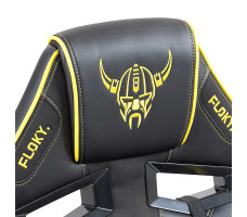Кресло геймерское FLOKY Asgard Yellow черный/желтый