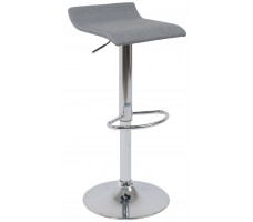 Стул барный AksHome SLIM (Слим) серая ткань XC188-5/хром