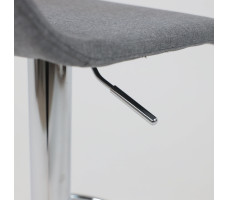 Стул барный AksHome SLIM (Слим) серая ткань XC188-5/хром