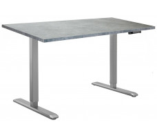 Стол с регулируемой высотой Manual DESKFIT DF100 GREY 138*80*2,5 см (столешница ЛДСП)