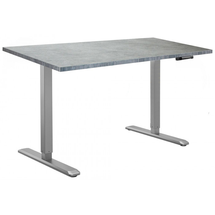 Стол с регулируемой высотой Manual DESKFIT DF100 GREY 138*80*2,5 см (столешница ЛДСП)