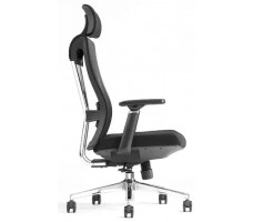 Кресло SitUp DEFENDER chrome (сетка Black/Black)