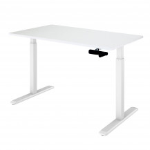 Стол с регулируемой высотой Manual Desk White 138*80*1,8 см Стол с регулируемой высотой Manual Desk White 138*80*1,8 см