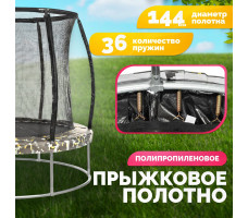 Батут Sundays Favorite Premium 6FT (квадраты, с сеткой)