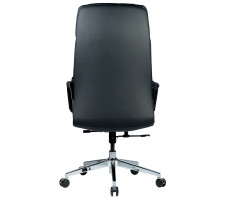 Кресло SPARX Valmor PU Chrome / Black экокожа/черный