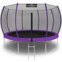 Батут с защитной сеткой Calviano 374 см - 12ft OUTSIDE master purple (фиолетовый) Батут с защитной сеткой Calviano 374 см - 12ft OUTSIDE master purple (фиолетовый)