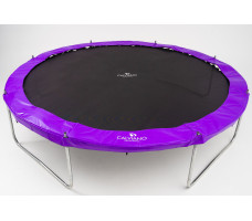 Батут с защитной сеткой Calviano 374 см - 12ft OUTSIDE master purple (фиолетовый)