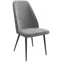 Стул Leonard M b22 GREY LUX/черный