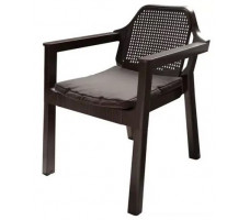 Набор садовой мебели Easy Comfort (диван, 2 кресла, стол) коричневый