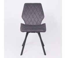 Стул поворотный Rafael M d10 HEMATITE LUX/черный