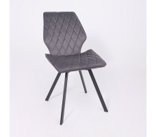 Стул поворотный Rafael M d10 HEMATITE LUX/черный