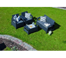 Набор садовой мебели Corfu Set (Корфу Сэт) графит