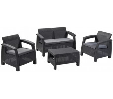 Набор садовой мебели Corfu Set (Корфу Сэт) графит