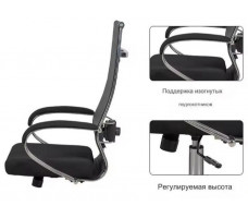 Кресло SitUp MERIDA (Мерида) chrome черный