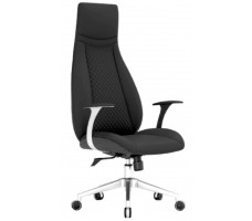 Кресло SitUp Molly (Молли) Black Chrome экокожа черный