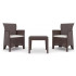 Набор садовой мебели TROYA BALCONY SET коричневый