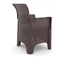 Набор садовой мебели TROYA BALCONY SET коричневый