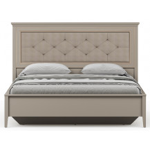 Кровать Classic LOZ160х200 Д 160*200 глиняный серый (с гибким основанием) с мягким изголовьем Кровать Classic LOZ160х200 Д 160*200 глиняный серый (с гибким основанием) с мягким изголовьем