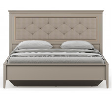 Кровать Classic LOZ160х200 Д 160*200 глиняный серый (с гибким основанием) с мягким изголовьем