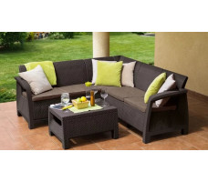 Комплект мебели Corfu Relax Set коричневый