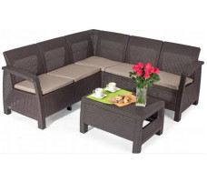 Комплект мебели Corfu Relax Set коричневый