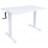 Стол с регулируемой высотой Manual Desk Light White 120*65*1,8 см