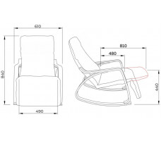 Кресло-качалка AksHome SMART MASSAGE