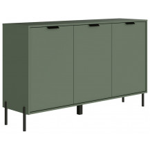 Тумба напольная Paloma KOM3D 154*41*91,5 дымчатый зеленый