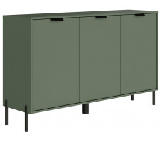 Тумба напольная Paloma KOM3D 154*41*91,5 дымчатый зеленый