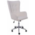 Кресло BELLA (Белла) XL chrome Buble White 15 букле/белый